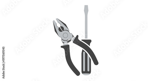 Pliers and Screwdriver Hand Tools.