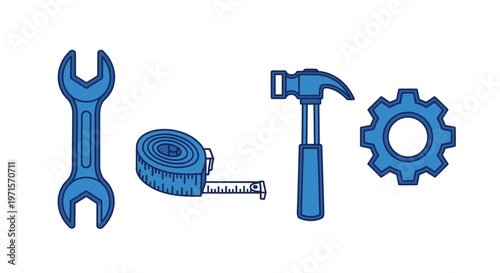 Tools for fixing and building work.