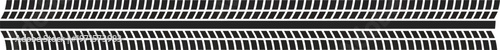 Two distinct patterns of parallel diagonal lines in black and white