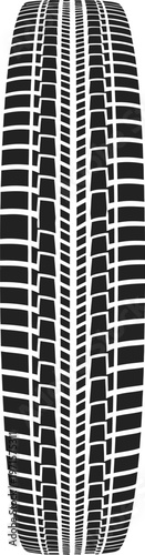 Close-up view of a tread pattern on a large industrial or agricultural tire