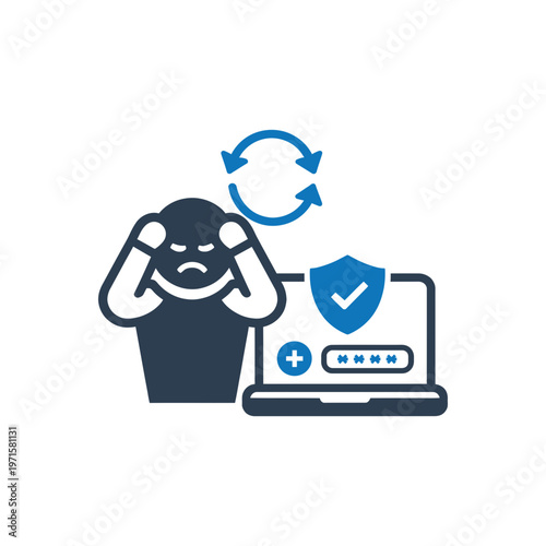 Account Security Concern Frustration icon