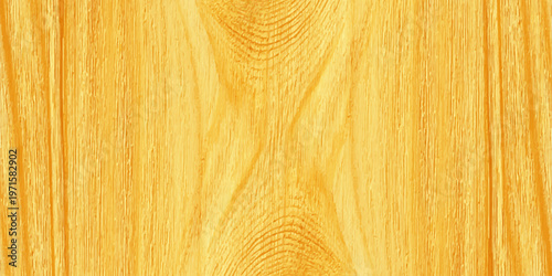 Natural light pine wood texture background with organic grain patterns and decorative knot, close-up timber surface