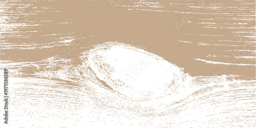 Natural wood grain texture background with organic timber knot, abstract brown and white rustic wooden surface pattern