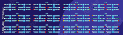 World Cup 2026 Group State Draw Fixtures Overview for All Groups A-L