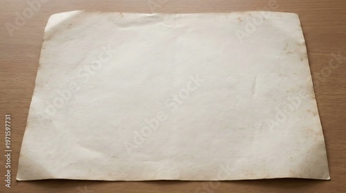 Realistic paper texture with slight aging effect, neutral tones, minimal composition