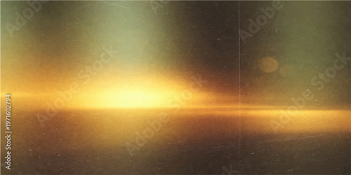 Captivating abstract landscape, an ethereal sunrise over a tranquil expanse of water, offering a serene start to the day.