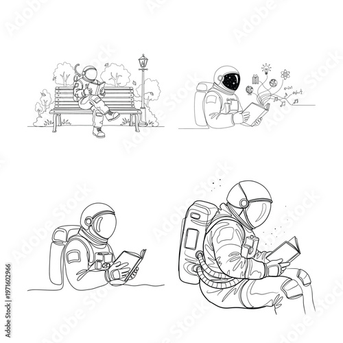 Vintage mechanical drawings of complex machinery and engineering designs