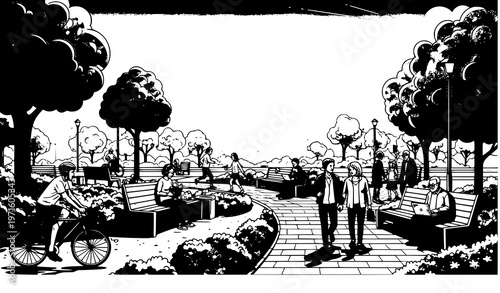 Sweet Bakery Desserts Cakes Pies Cupcakes Vector Illustration Set