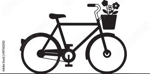 bicycle on a white background which is very good design