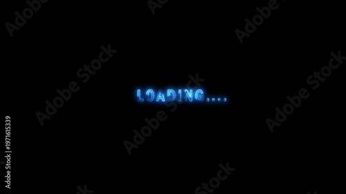 Loading tex animation ui ux 4 k video