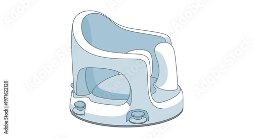 Baby Bath Seat Support Isolated on White Background