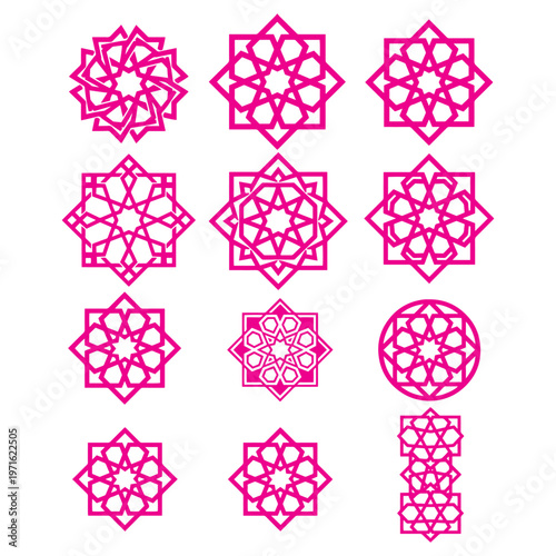 Abstract Bold Minimalist Geometric Art Silhouette Pack for Modern Design Projects