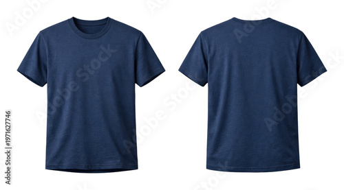 PNG Classic navy blue t-shirt design.