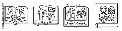 Diverse family stories told through the pages of a magical book