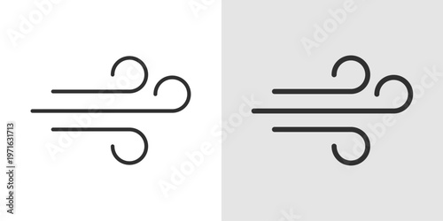 Air Quality Icon representing environmental health, pollution levels, clean air, and monitoring of air conditions to ensure safe and healthy breathing.