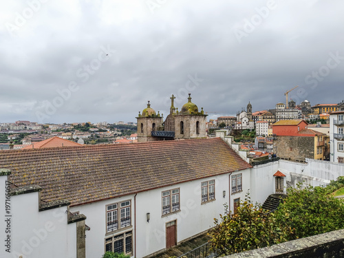 Building with towers of the Grilos convent (Church and College of São Lourenço) and churchyard, Porto PORTUGAL