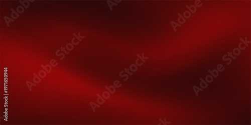 Red silk satin fabric wave with soft light texture and smooth flowing lines creates a professional abstract background for a christmas wallpaper illustration