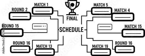 Global soccer championship tournament bracket a visual guide to the schedule matches and path to victory