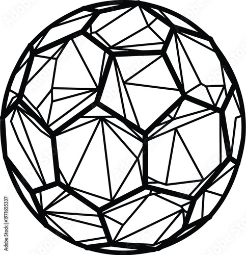 Global soccer championship artistic rendering of a soccer ball a symbol of international football competition