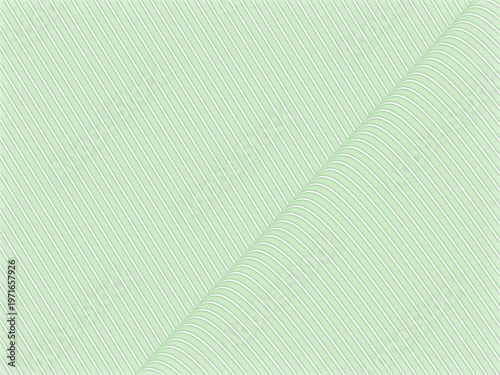 Abstract green background with diagonal white stripes and a subtle curve