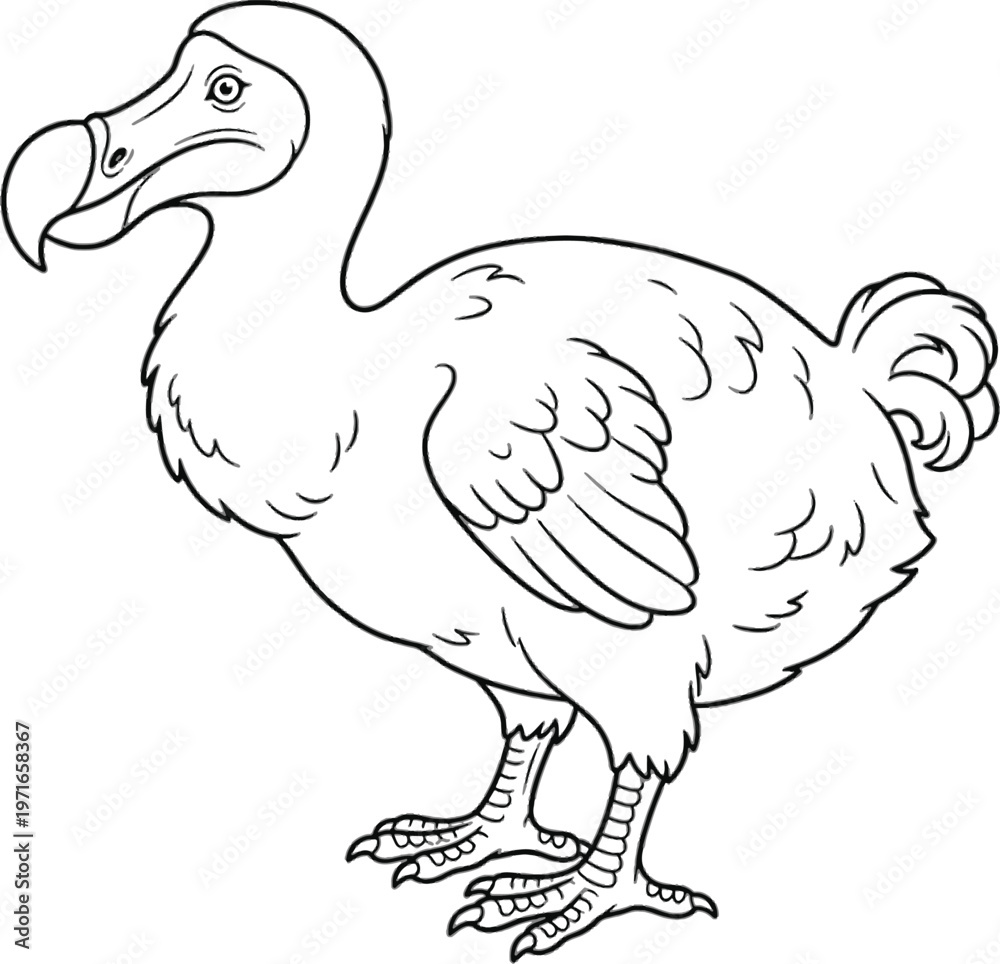 Fototapeta premium vector illustration of cartoon duck
