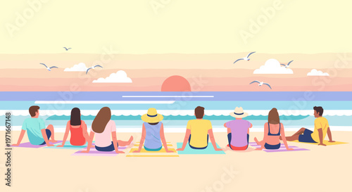 A tranquil scene depicting a man enjoying a peaceful moment on a sandy beach, evoking feelings of relaxation and freedom - ideal for travel or lifesty