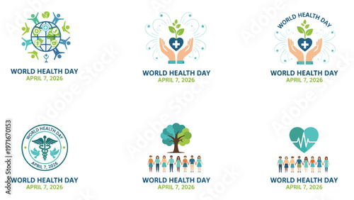 World Health Day 2026 Health Awareness and Global Well being Illustrations3
