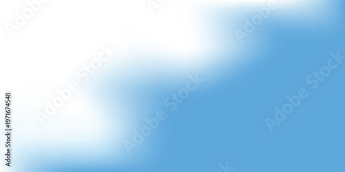 Abstract Blue and White Gradient Background with Geometric Pixel Pattern.