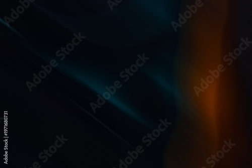 Moody dark background with thin teal and amber light streaks.