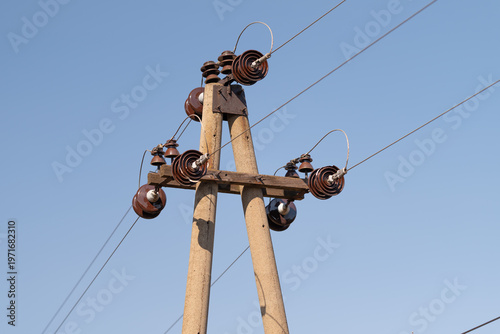 Картината върху платно Detailed electrical equipment