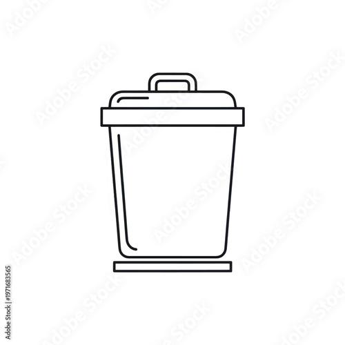 Minimal to-go coffee cup icon representing a disposable beverage container for takeout drinks.