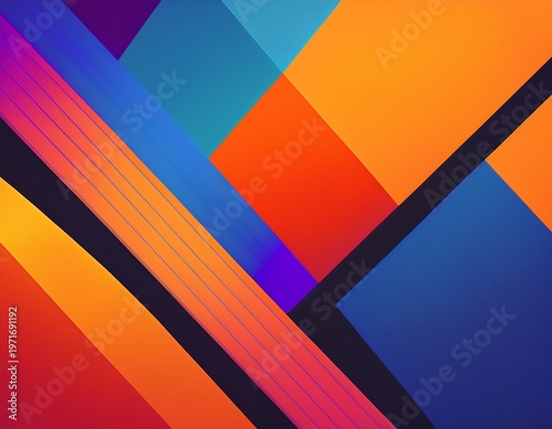 bold graphic geometric background with colorful shapes and abstract texture for banners and backdrops