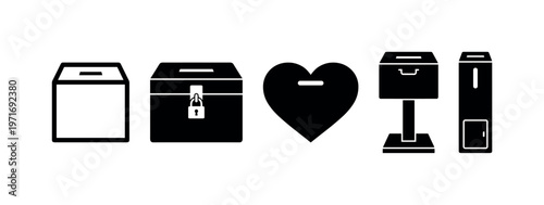 Clear acrylic donation cube with coin slot, lockable tabletop charity box, heart-shaped fundraising box, pedestal raffle donation