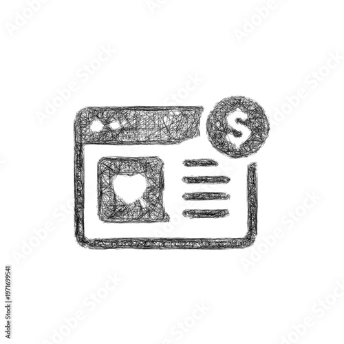 Sketch sponsored post icon design