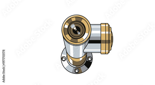 Fire Hydrant Valve Close Up View.