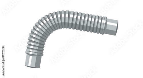 Flexible Metal Hose Pipe Bent Shape.