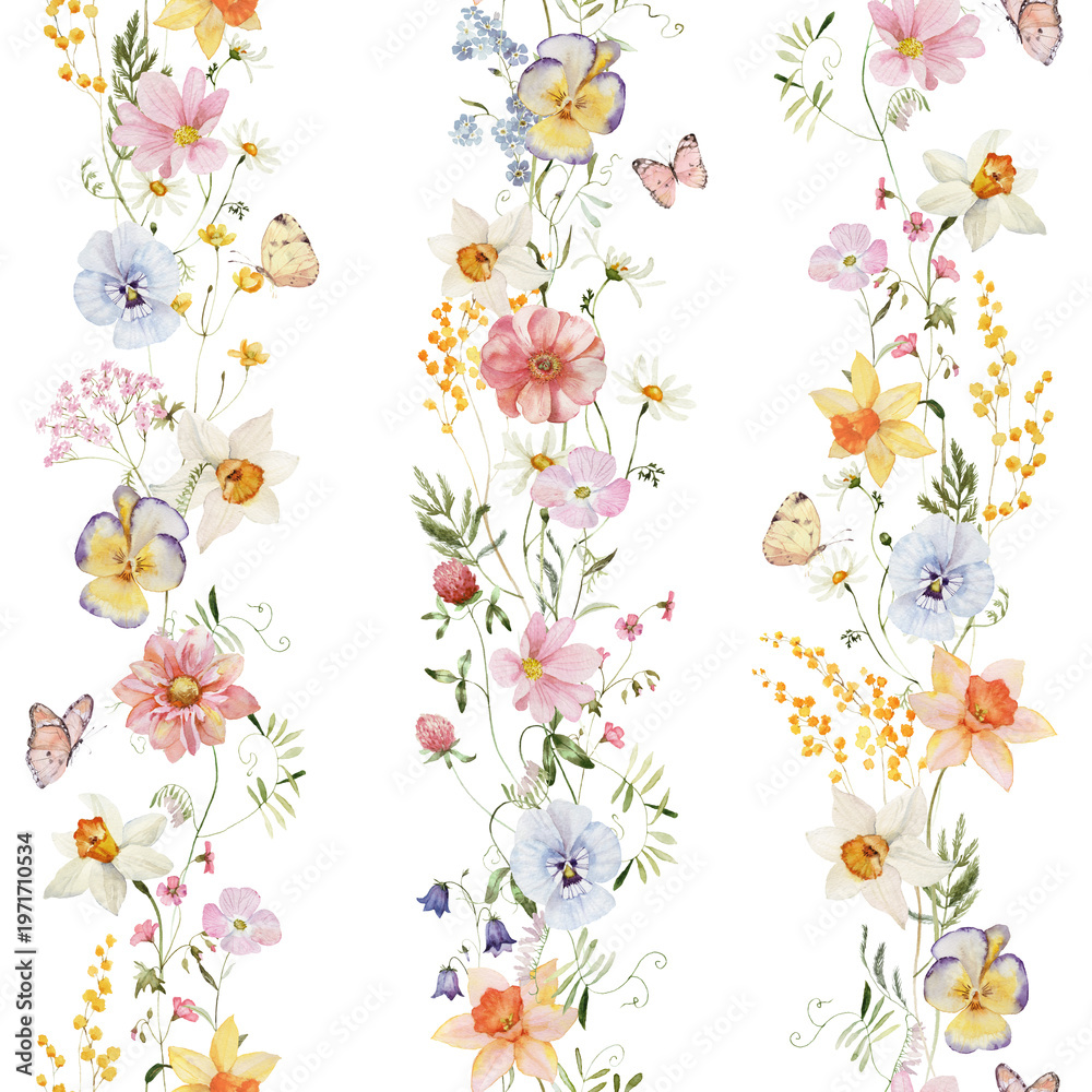 Fotografia Spring seamless pattern