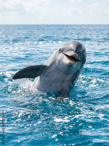 dolphin in the water