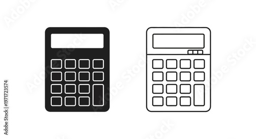 Best Classic Calculators for Office and School Use Vector