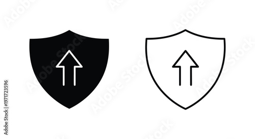 Premium Security Shields: Upgrade Protection with Modern Armor Designs Vector