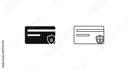 Secure Payment Solutions: Credit Card Protection & Fraud Prevention Vector