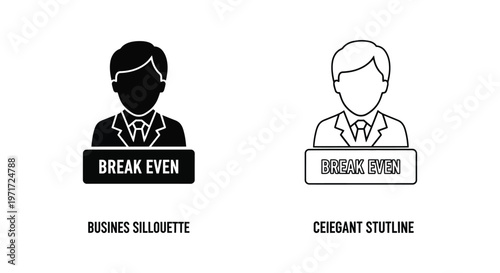 Break Even vs. Break Odds: Key Financial Concepts Explained Vector