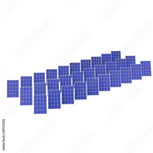 Solar Panel Array: An array of solar panels, capturing clean, renewable energy. A symbol of environmental responsibility and a sustainable future.