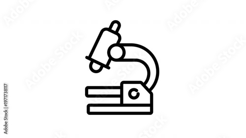 microscope animation icon