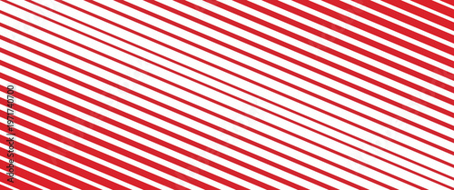 Red stripes on white background. Striped diagonal pattern Vector illustration of Seamless background Christmas or winter theme Background  lines modern