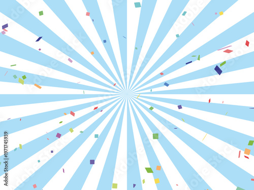 集中線, 紙吹雪, 虹, 色, ベクター, デザイン, 光, 文科系, カラフル, 星, イラスト, 壁紙, 円, 太陽, 線, オレンジ, 創造的な, 青, テンプレート, 質感, 模様, グランジ, 紙, レトロ, スペクトル, ビンテージ, レーヨン, 明るい, 芸術的な, フレーム, あだ名, バナー, デコレーション, 