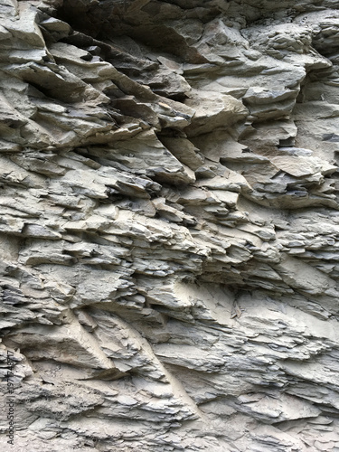 Obraz na płótnie Schiefer-Felsstruktur als hochwertige Natur-Textur mit Copyspace