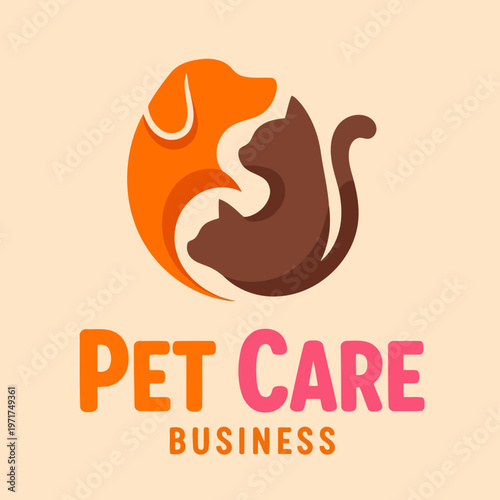 Pets Animal Care Brand Logo Design