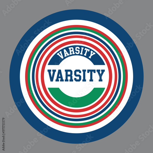 Logo Design Featuring Varsity Sports Team Emblem