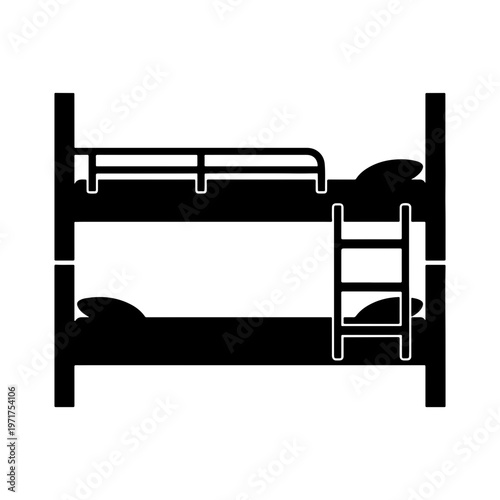 Bunk Bed, Double Deck Bed, Stacked Bed Frame, Sleeping Bunk